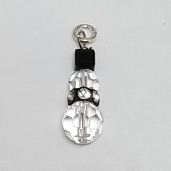 Swarovski Crystal Snowman Charm - Picture 2 of 4